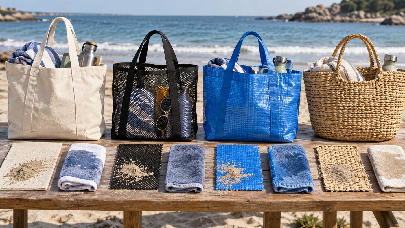 Beach Bag Materials Under Sand Moisture and Load