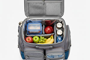 Lebensmittel-Liefertasche mit Trennwänden
