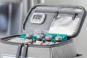 Isolierte Tasche für Medikamente