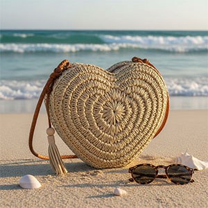 straw beach bag